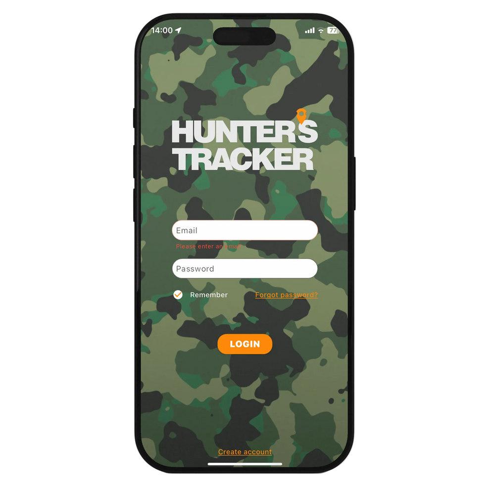 App start screen